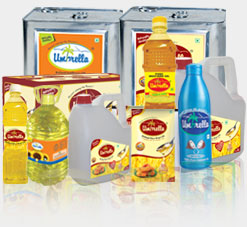 Gold Coin Refined Rice Bran Oil, Gold Coin Refined Sunflower Oil, Gold Coin Refined Palmolein Tins (R.B.D.), Gold Coin Refined Cotton Seed Oil, Umbrella Refined Rice Bran Oil, Umbrella Refined Sunflower Oil, Umbrella Refined Mustard Oil, Umbrella Refined Coconut Oil